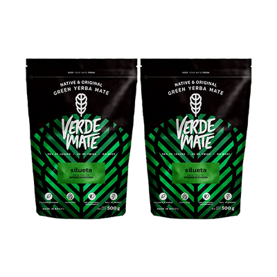 Yerba Verde Mate Grön SILUETA 1kg despalada FIT
